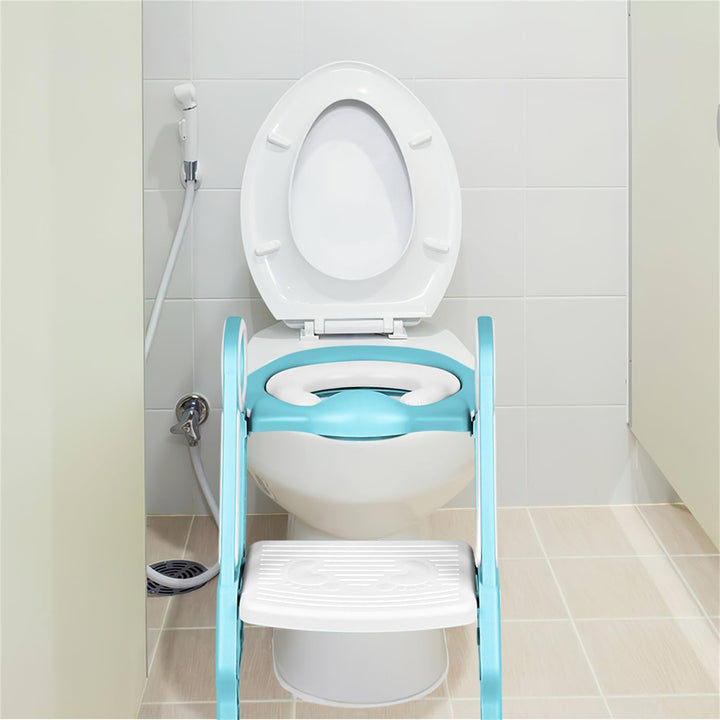 Toilettensitzerhöhung für Kinder, mit weichem Sitz, Toilettensitzerhöhung für Kinder, mit einstellba