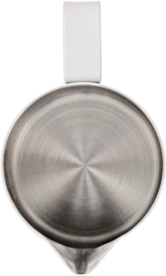 Dianoo Espresso Dampfkrug 350 ml, Milchaufschäumkännchen, Edelstahl, Kaffeemilch, Aufschäumbecher, K