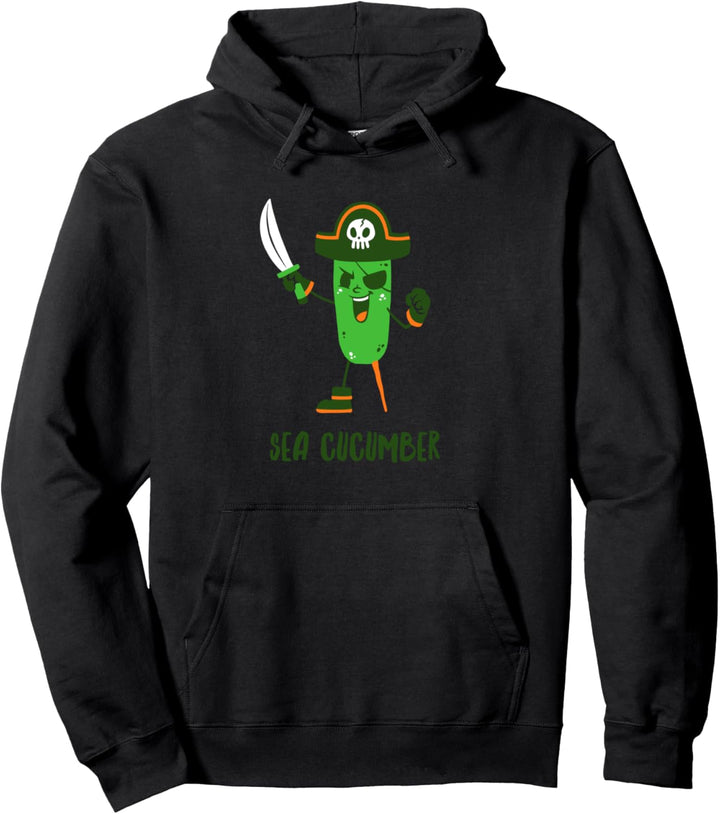 Seegurke - Pirat Gurke Wortspiel Witz Pullover Hoodie