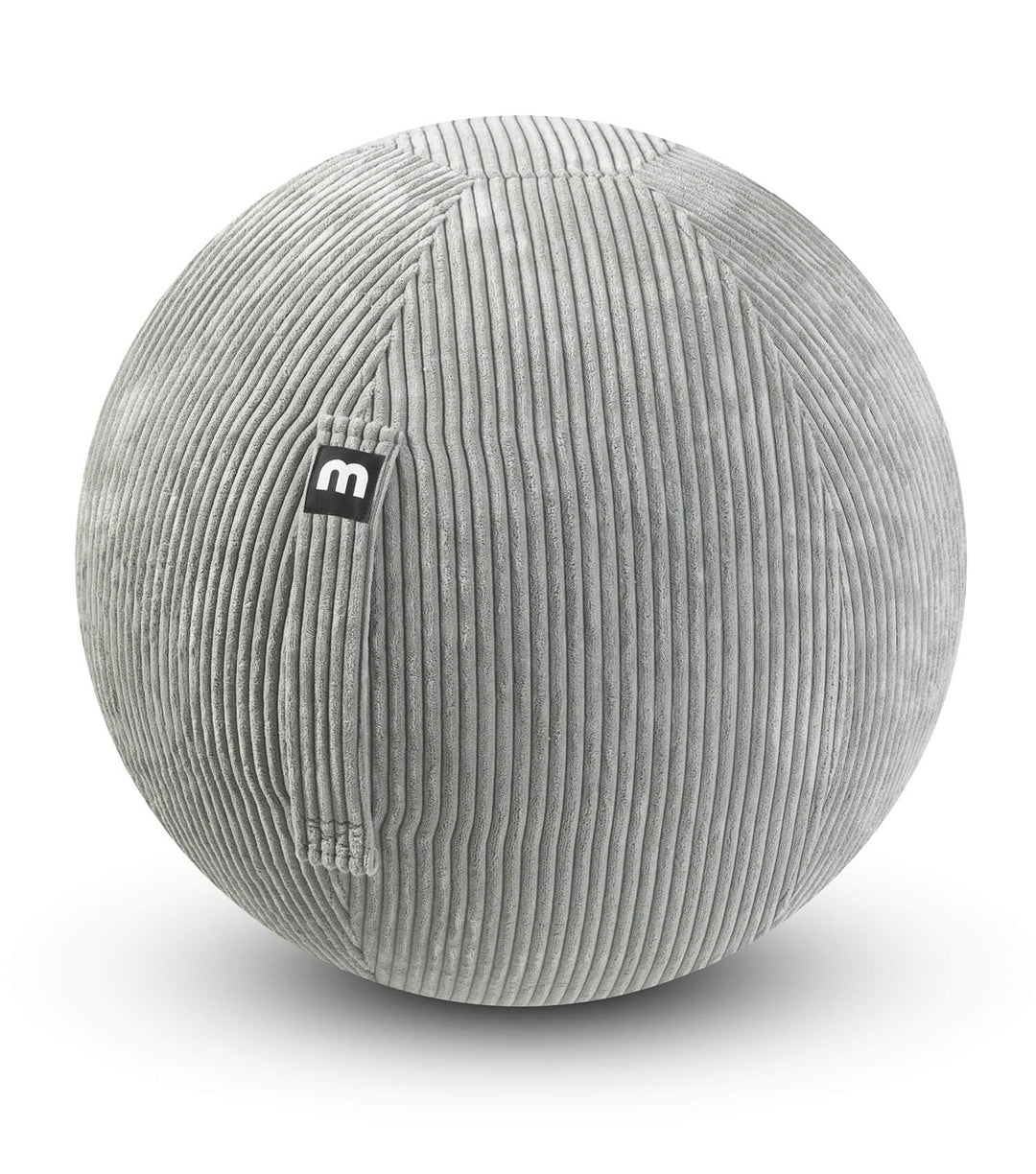 mokebo Stoff Sitzball Büro ergonomisch 'Der Sportliche', Sitzball mit Pumpe oder Pezziball mit Stoff