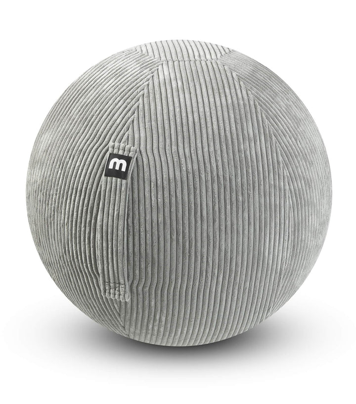mokebo Stoff Sitzball Büro ergonomisch 'Der Sportliche', Sitzball mit Pumpe oder Pezziball mit Stoff