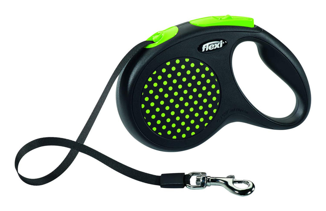 flexi Design M Gurt 5 m grün für Hunde bis 25 kg grün M 5 m, grün M 5 m