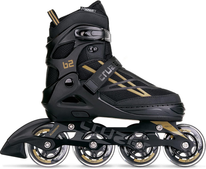 Movino Inline Skates | Cruzer B2/B3/Two | Verstellbare Rollschuhe | Damen Mädchen Jungen Inliner | I