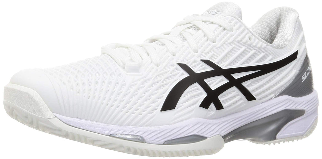 ASICS Solution Speed FF 2 Clay Tennisschuh für Schnelle Plätze für Männer Schwarz Hellblau 39 EU Whi