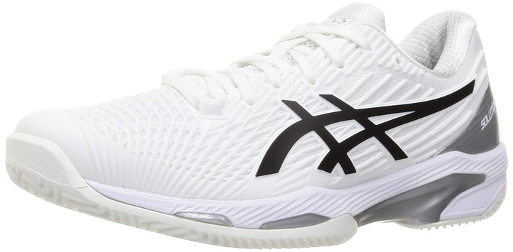 ASICS Solution Speed FF 2 Clay Tennisschuh für Schnelle Plätze für Männer Schwarz Hellblau 39 EU Whi