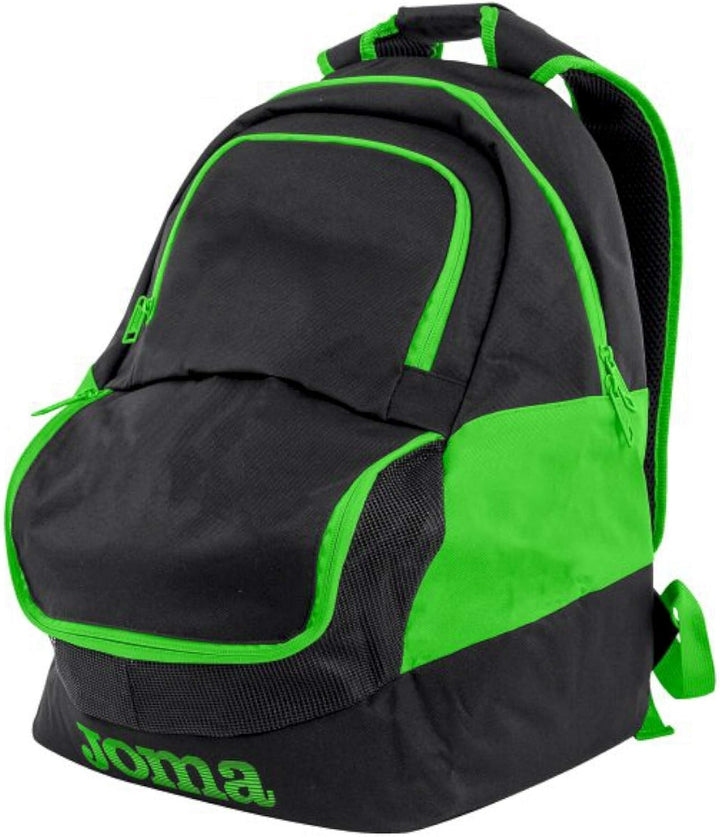 Joma Rucksack Diamond II Nero-verde, Nero-verde