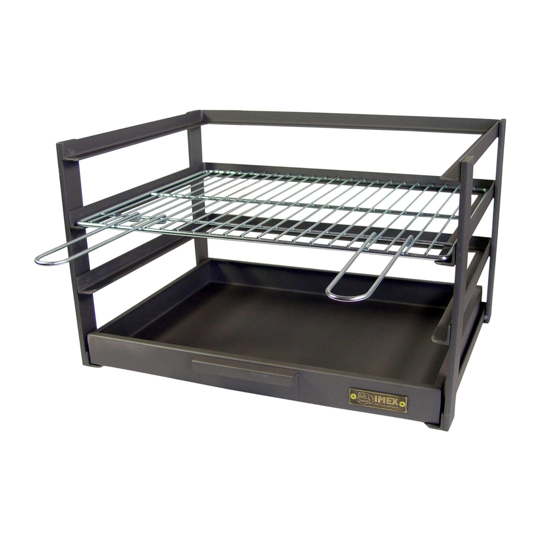 IMEX EL ZORRO 71472.0, Grillschublade mit verzinktem Grillrost, 57 x 41 x 35 cm,