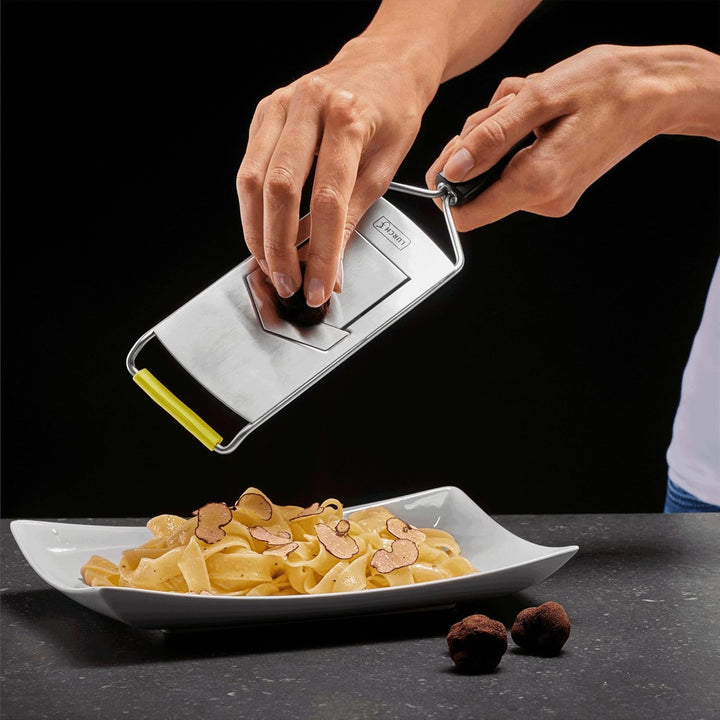 Lurch 240280 Tango Profi Feinhobel mit stufenlos einstellbarer Schnittstärke für Pilze, Trüffel, Gur