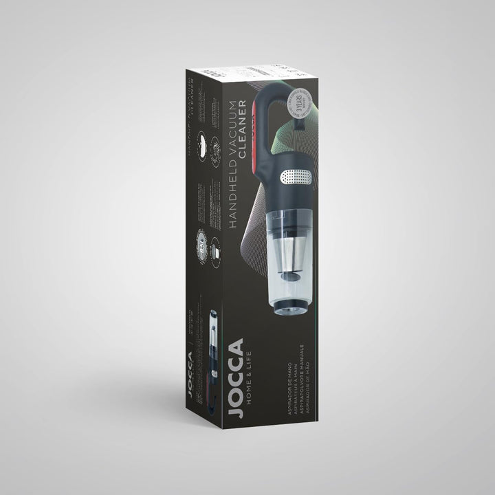 Jocca - Kabelloser Handstaubsauger Wiederaufladbar 50W | Zyklon-Technologie | HEPA-Filter | Für Flüs