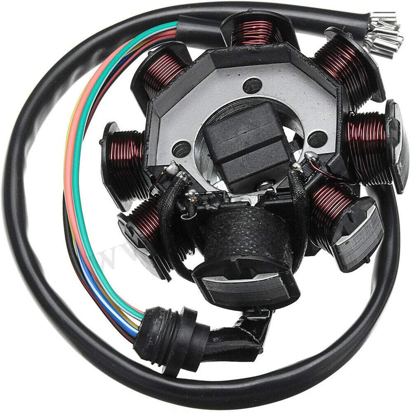 Riloer ATV QUAD 150/200/250CC Elektrischer Kabelbaum CDI-Stator-Kit Komplettes Fahrzeugleitungsspule