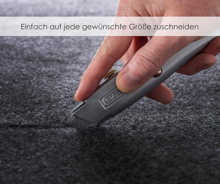 DomDeco Waschbarer Teppich Feel, super weicher und Flexibler 11mm Kurzflor für Wohnzimmer/Schlafzimm