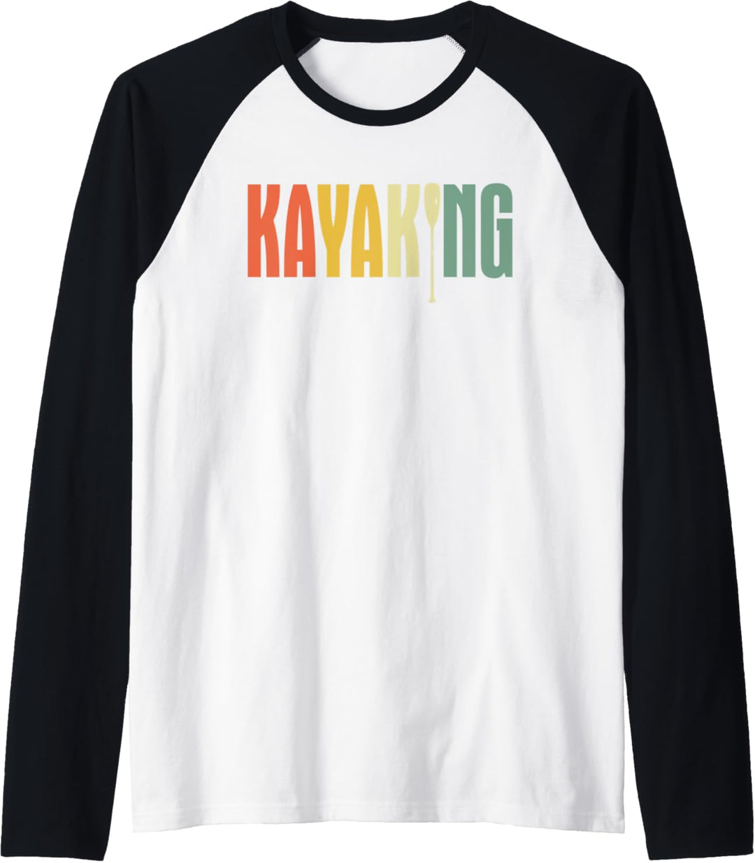 Retro Kajak Wasserposrt - Vintage Kayak Raglan
