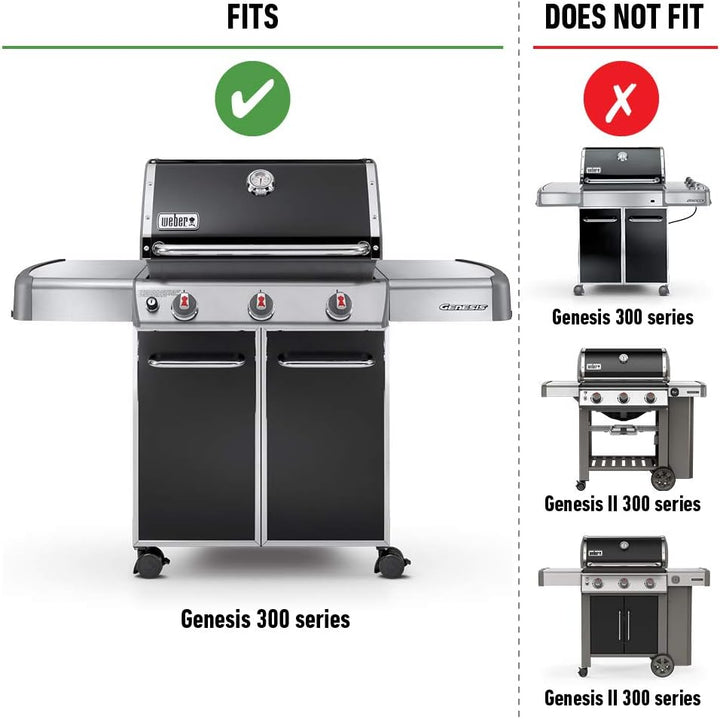 Weber 7621 Flavorizer Bars Emailliert für Genesis 300 Serie ab 2011 (Packung mit 2) 17.6 x 2.2 x 9.6
