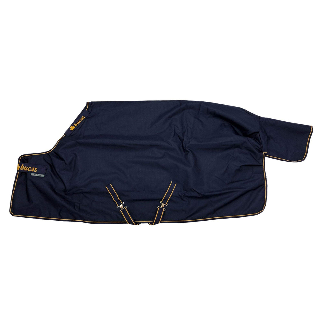 Bucas Irish Turnout 150 g Navy Gold Winterdecke, Regendecke 140cm, 140cm