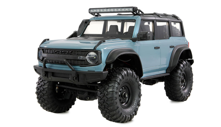 Amewi AMXRock Mini-Caballo Scale Crawler 4WD 1:16 RTR blau inkl. Fernsteuerung, Akku, Ladekabel