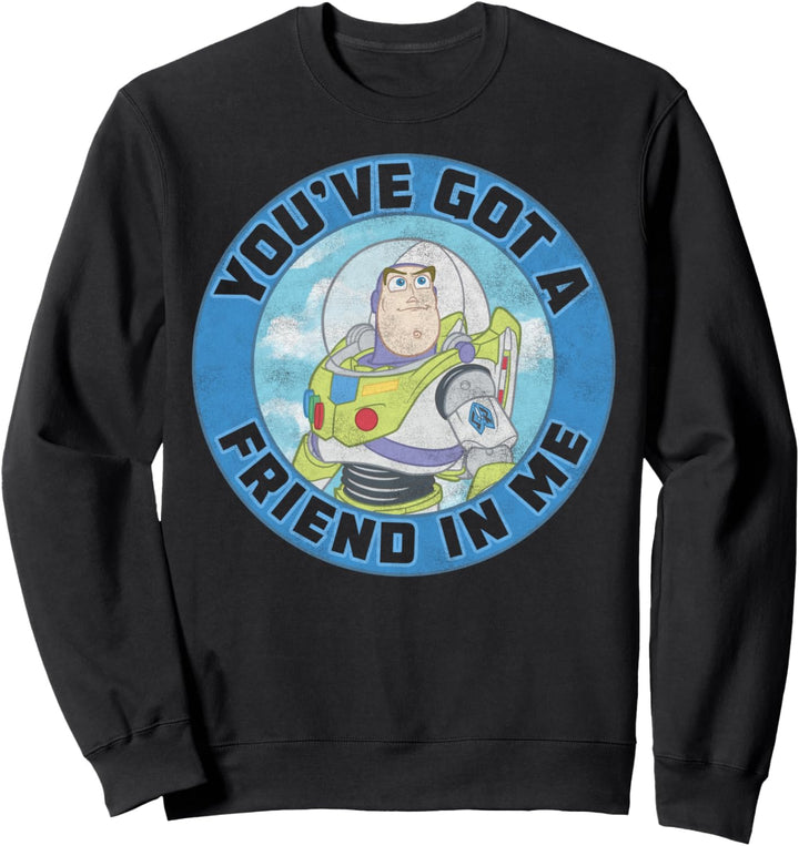 Disney Pixar Toy Story Buzz You've Got A Friend In Me Sweatshirt