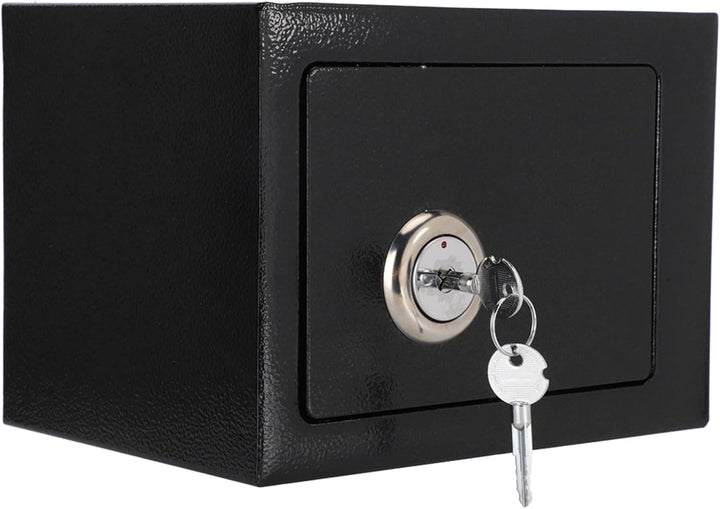Safe mit Schlüssel-Schloss, Möbeltresor mit vorgebohrten Löchern können, wandsafe geldkassette Doppe