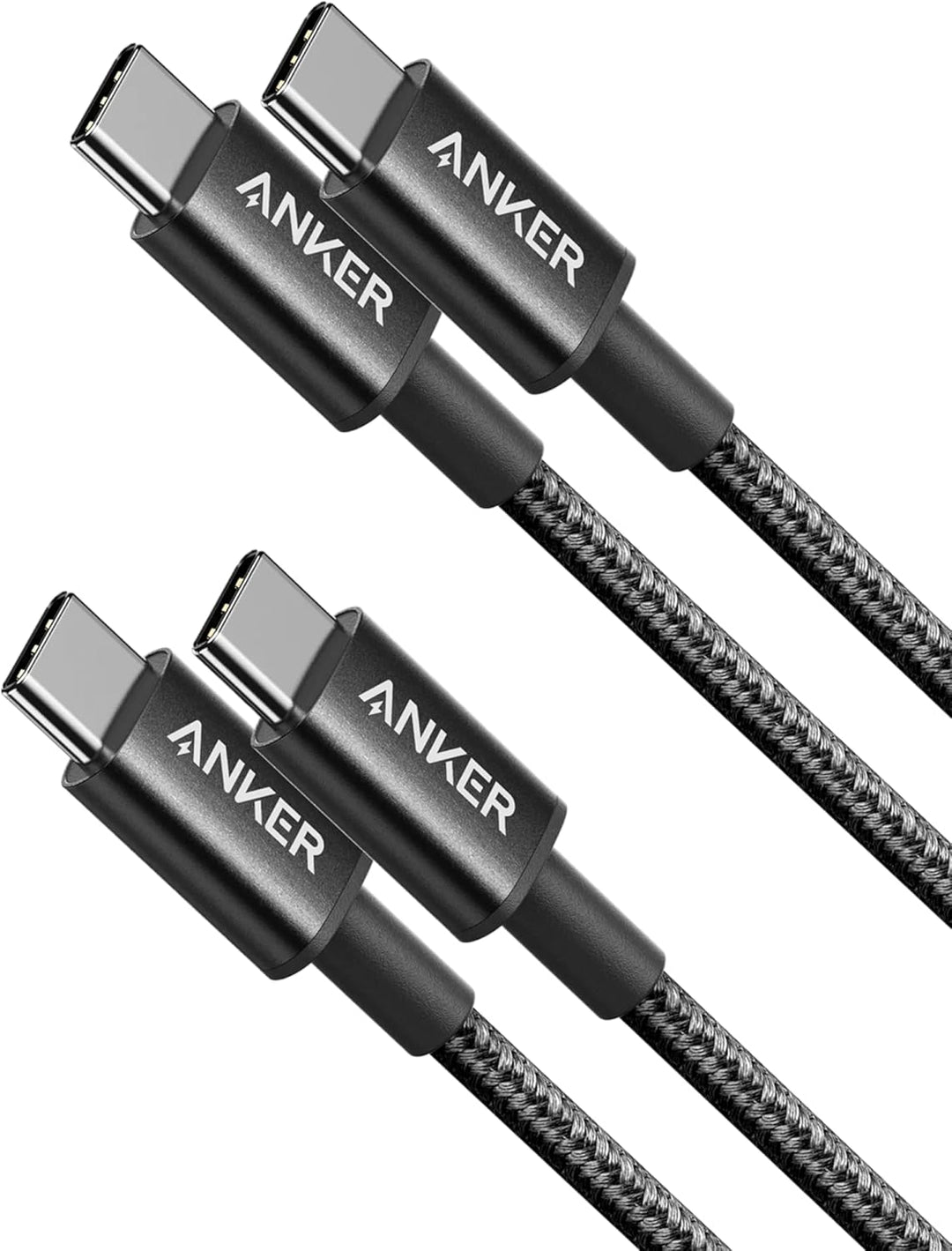 Anker 60W USB C Kabel [2 Stück 1m]+Anker 47W USB C Ladegerät