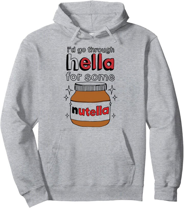 Ich würde Hella für ein paar Nutella-Bekleidung durchgehen Pullover Hoodie