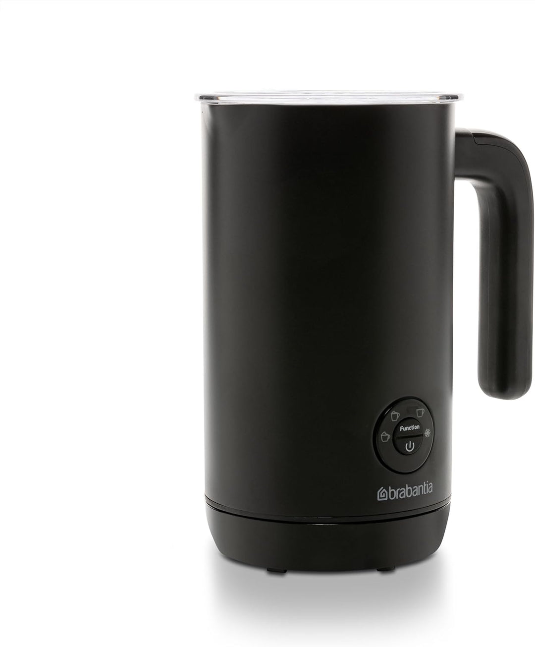 Brabantia Milchaufschäumer Elektrisch 4-in-1, Automatische Milchschäumer, für Heisser und Kalter Mil