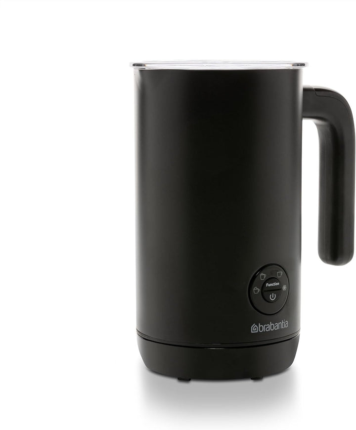 Brabantia Milchaufschäumer Elektrisch 4-in-1, Automatische Milchschäumer, für Heisser und Kalter Mil