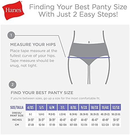 Hanes Women's 6-Pack No Ride Up Cotton Bikini Panty, Assorted, 5