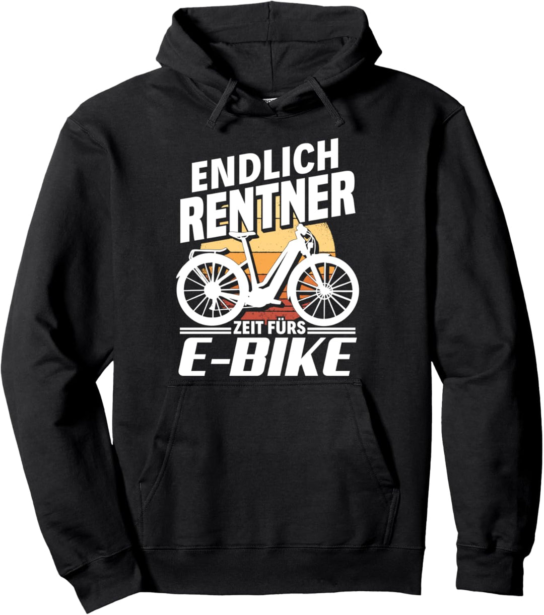 E-Bike Ebike E Bike Elektro Fahrrad Elektrofahrrad Geschenk Pullover Hoodie