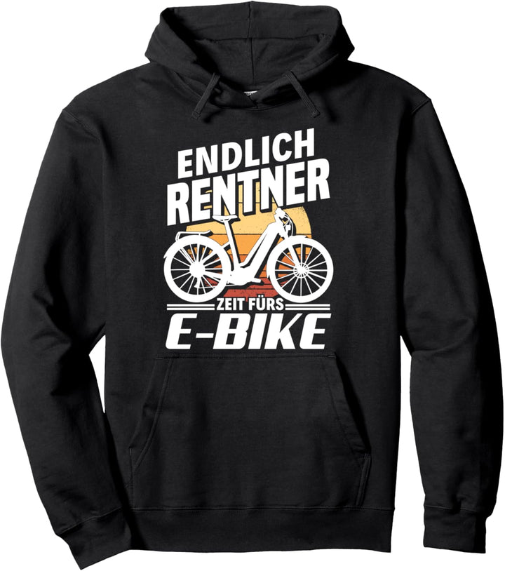 E-Bike Ebike E Bike Elektro Fahrrad Elektrofahrrad Geschenk Pullover Hoodie