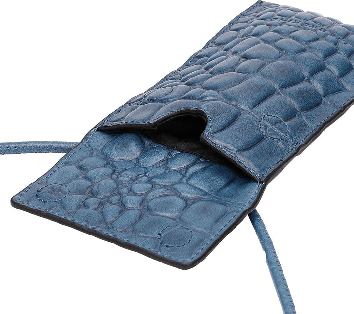 Liebeskind Damen Annie Mobile Pouch Necklace Accessoire Retro Denim, Retro Denim