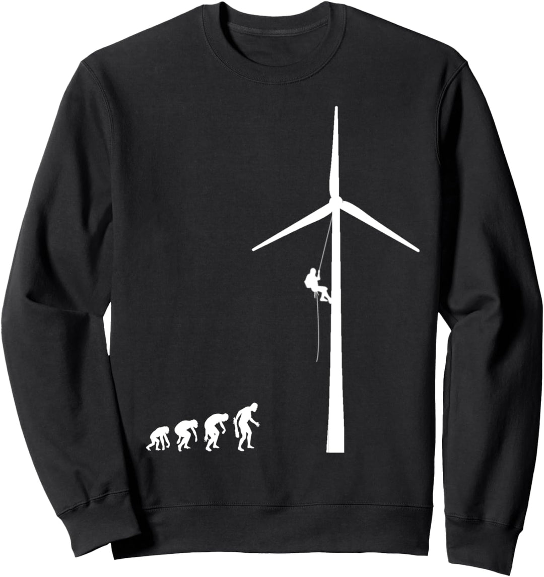 Windrad Mechaniker Servicetechniker Windenergieanlage Beruf Sweatshirt