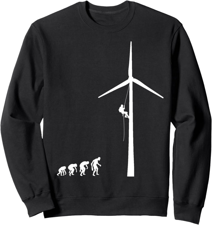 Windrad Mechaniker Servicetechniker Windenergieanlage Beruf Sweatshirt