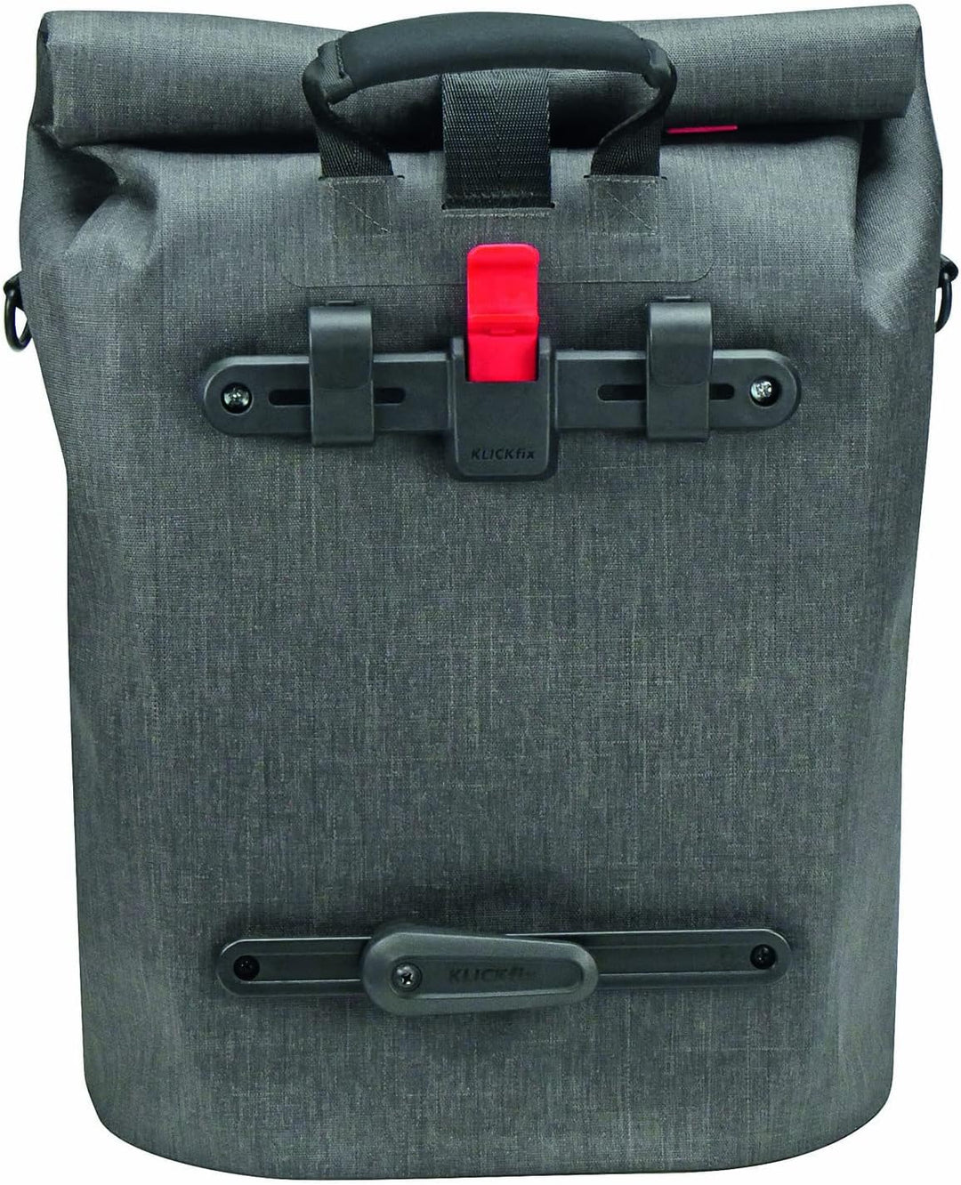 KLICKfix Unisex – Erwachsene Lightpack Gepäckträgertasche, Grau, One Size Einheitsgrösse, Einheitsgr