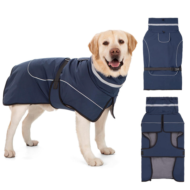 Mantel Hund Wasserdicht Winter Hundemantel Warm Wasserdicht Hundejacke Fleece Hundepullover Hundeman