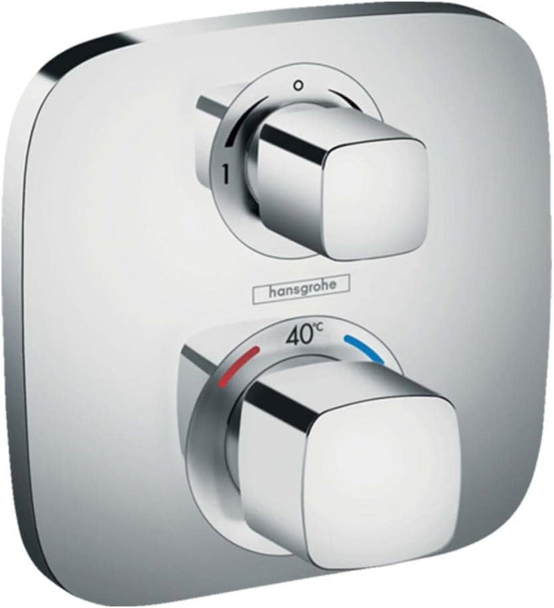 hansgrohe Ecostat E - Thermostat Unterputz, Armatur mit Sicherheitssperre (SafetyStop) bei 40° C, ec