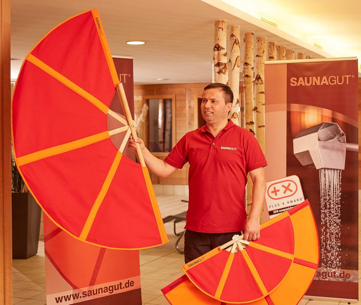 Aufgussfächer PLUS (Rot-Orange)