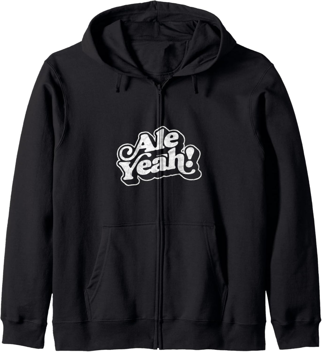 Ale Yeah! Minimalist Funny Beer Lover Graphic Kapuzenjacke