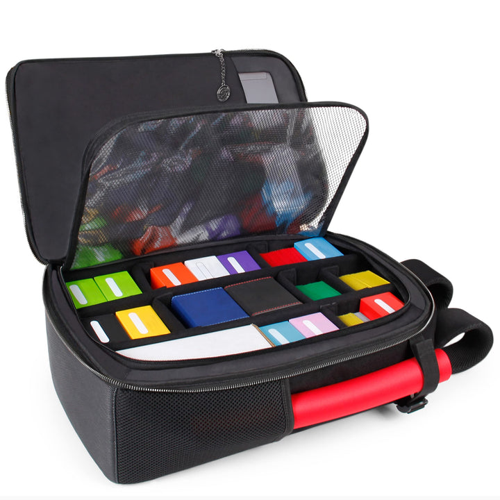 ENHANCE MTG-Rucksack - Sammleredition TCG-Rucksack für Deckboxen, gesleevte Karten, Spielmatten, MTG