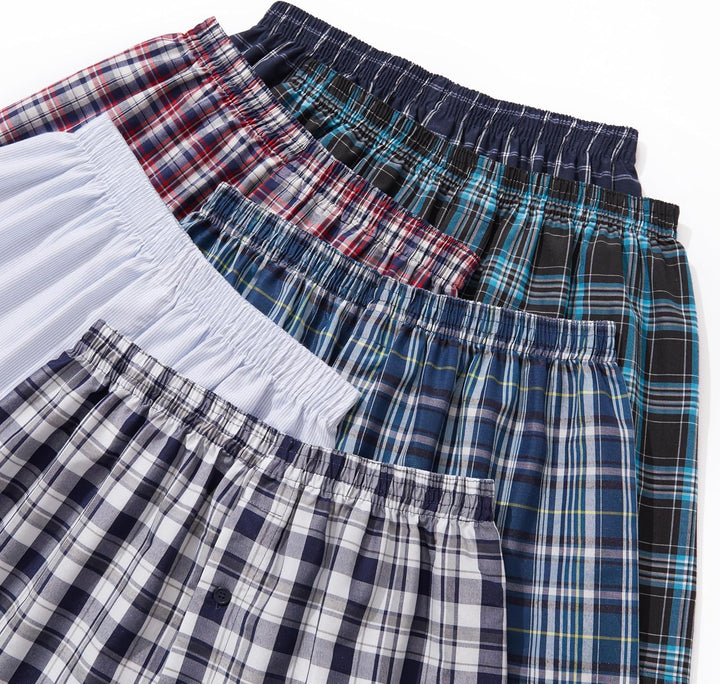 JupiterSecret Herren Boxershorts Baumwolle Unterhosen Männer 6er und 10er Pack Grosse Amerikanische