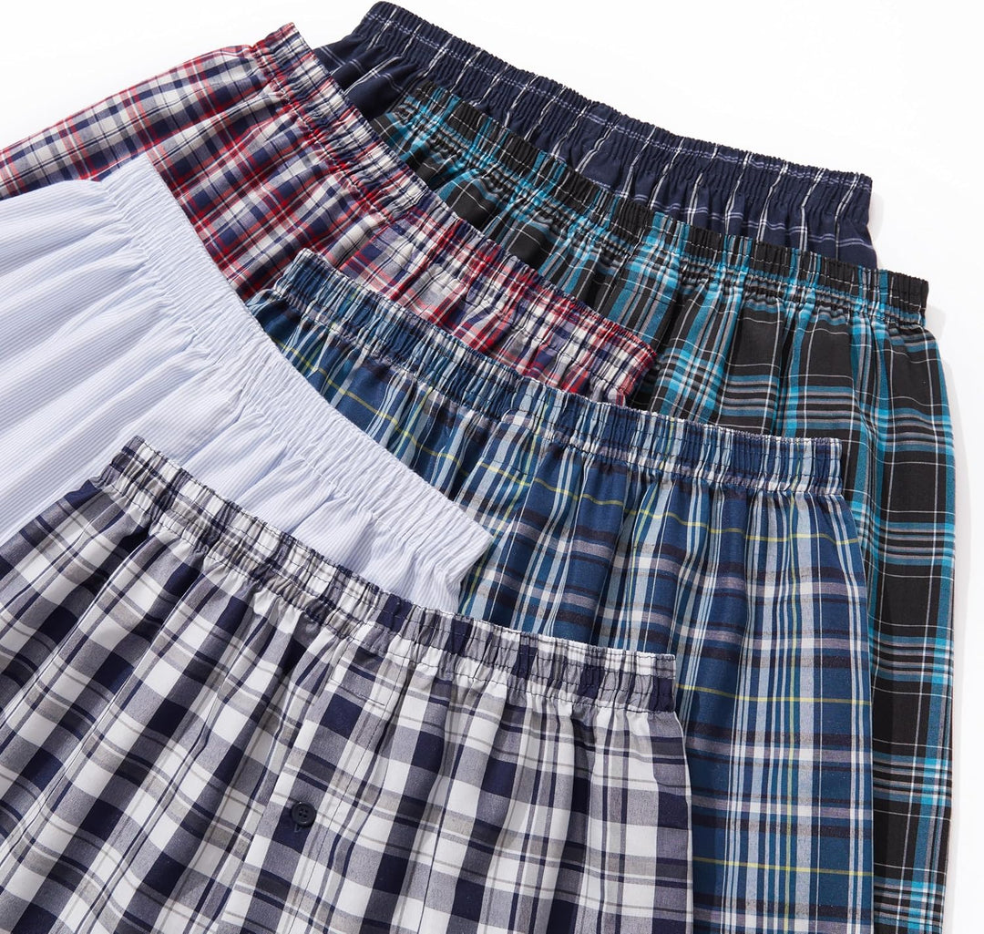 JupiterSecret Herren Boxershorts Baumwolle Unterhosen Männer 6er und 10er Pack Grosse Amerikanische
