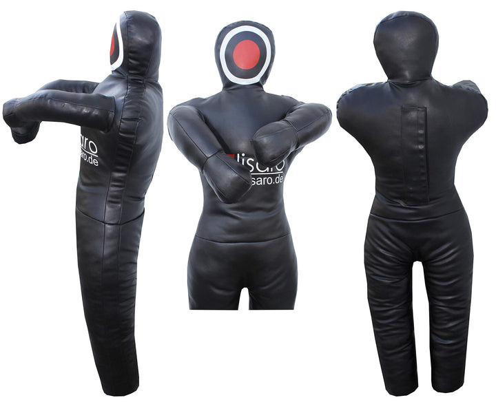 Lisaro Kunstleder - Wurfpuppe - Grappling - Dummy für MMA Kampfsport, Jiu Jitsu, Judo, Ringen, Wrest