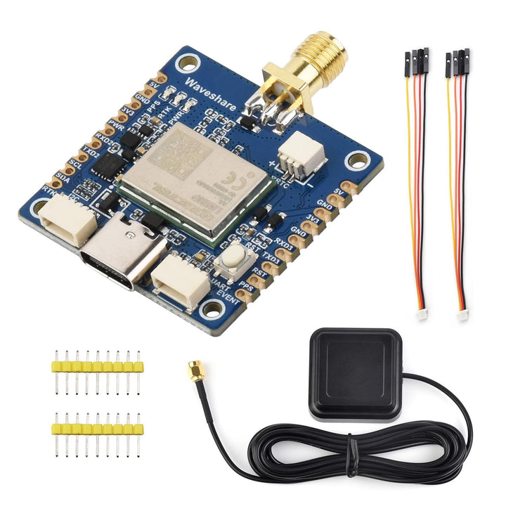 Waveshare LG290P Series Quad-Band GNSS Module, Quad-Band RTK Centimeter-Level Positioning, L1+L2+L5+