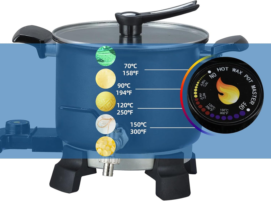 Elektrischer Wachsschmelzgerät für Kerzenherstellung DIY Duftkerze Geschenke hält 5L geschmolzenes W