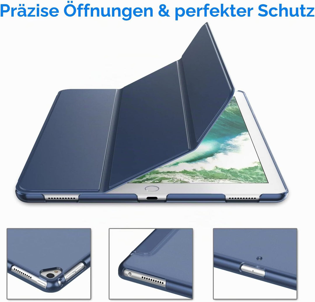 JETech Hülle für iPad Pro 12,9 (1. und 2. Generation, Modell 2015 und 2017), Schutzhülle mit Auto Sc