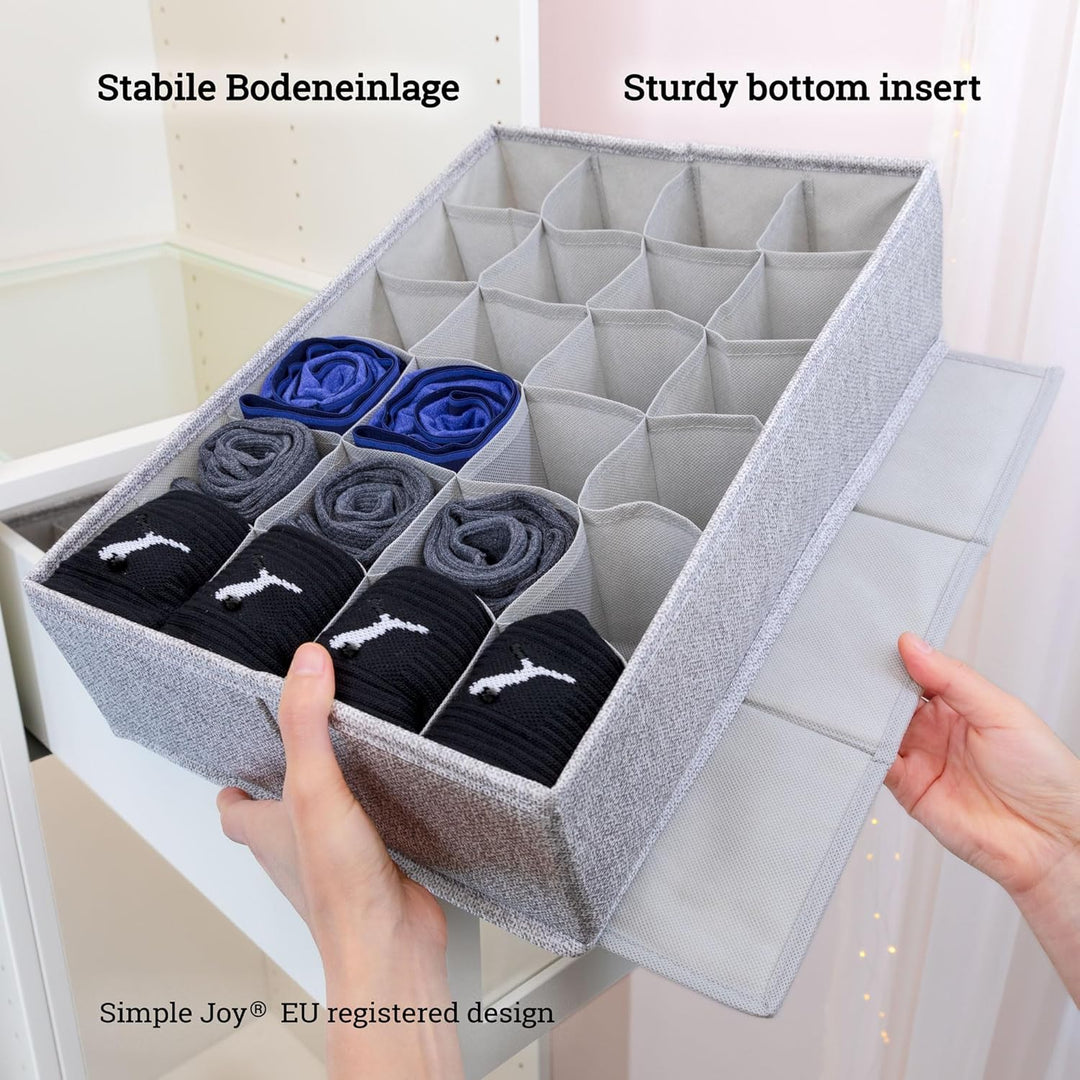 SIMPLE JOY® Schubladen Ordnungsystem Boxen für Ikea (PAX50 (48 Fächer)), PAX50 (48 Fächer)