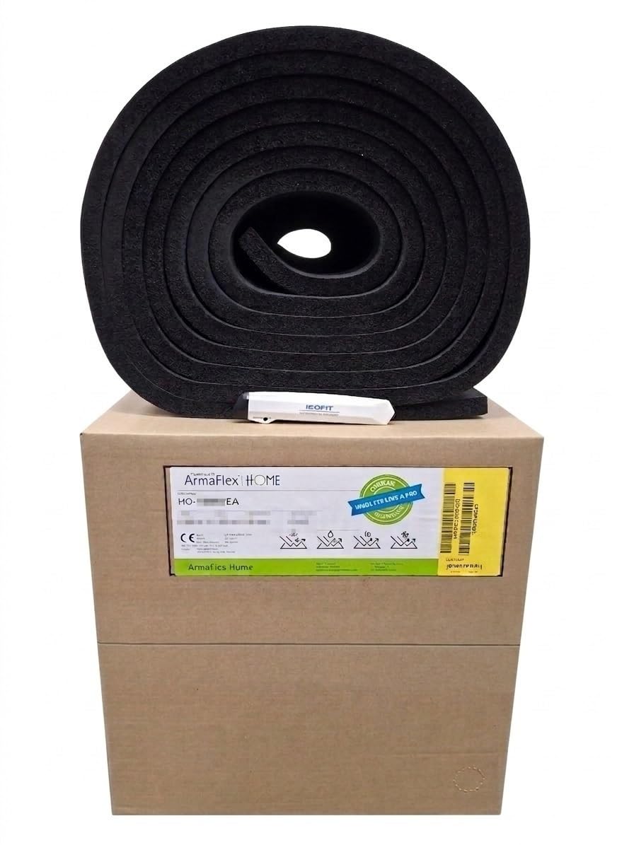 Armaflex Home 6 / 10 / 19 / 25 / 32 mm selbstklebend (Volle Kartons &amp; Zuschnitte) (25 mm, 4 m2) + Or