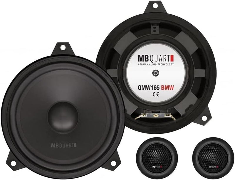 MB Quart QM165 - 16,5cm Lautsprecher-Komponentensystem - Kompatibel mit BMW E46