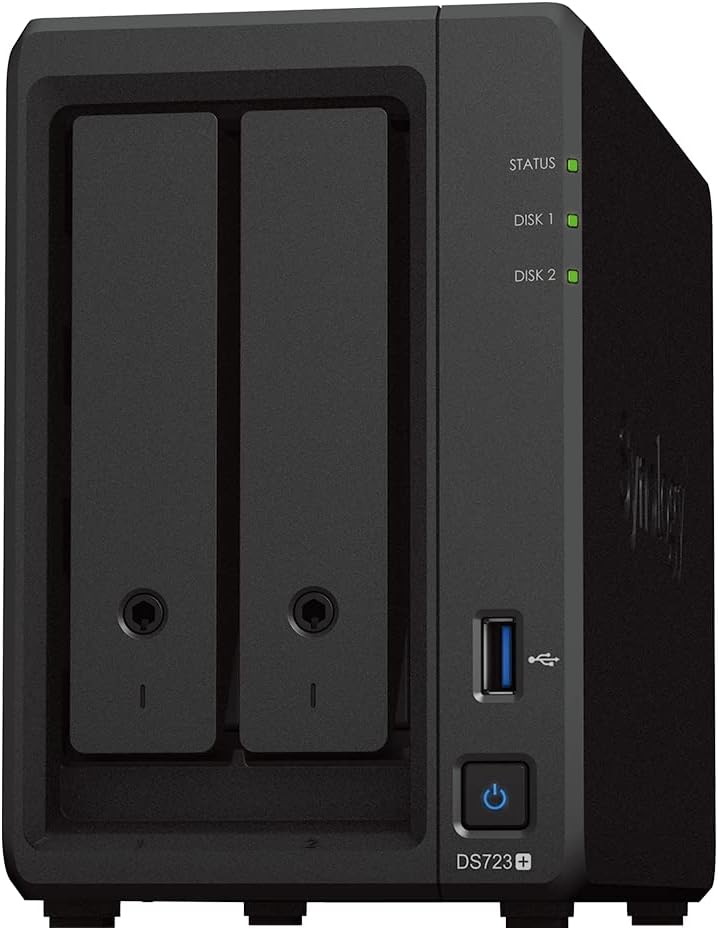 Synology DiskStation DS723+ NAS/Storage Server Tower Ethernet LAN Black R1600