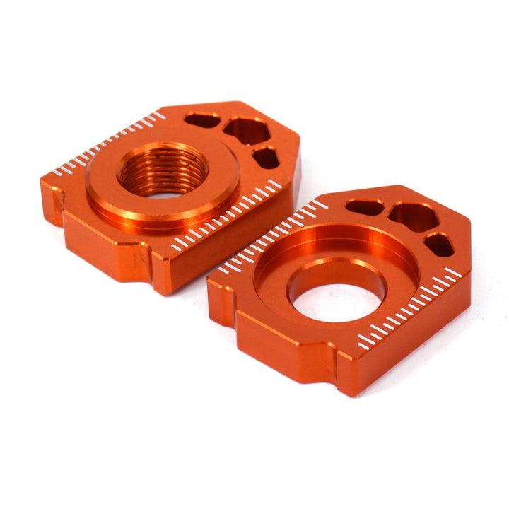 Motorrad-Hinterachsblock,Motorrad CNC Aluminium Hinterachsblock Kettenversteller für 85SX 125-450 SX