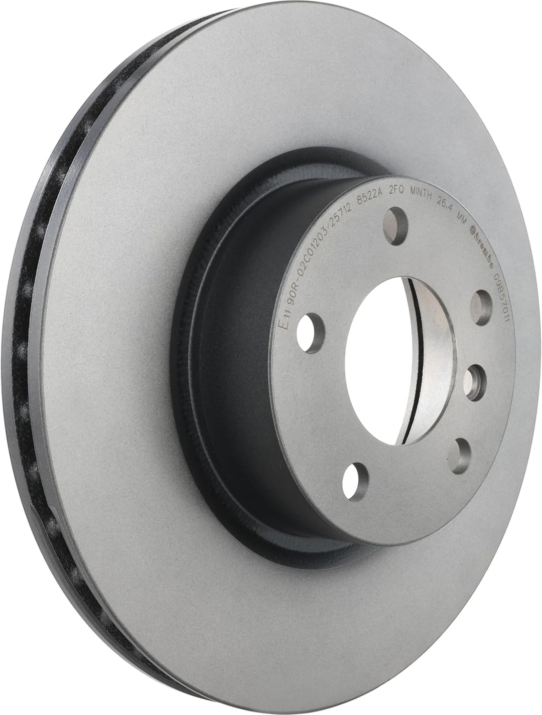 Brembo 09.B570.11 Vordere Bremsscheibe mit UV Lackierung