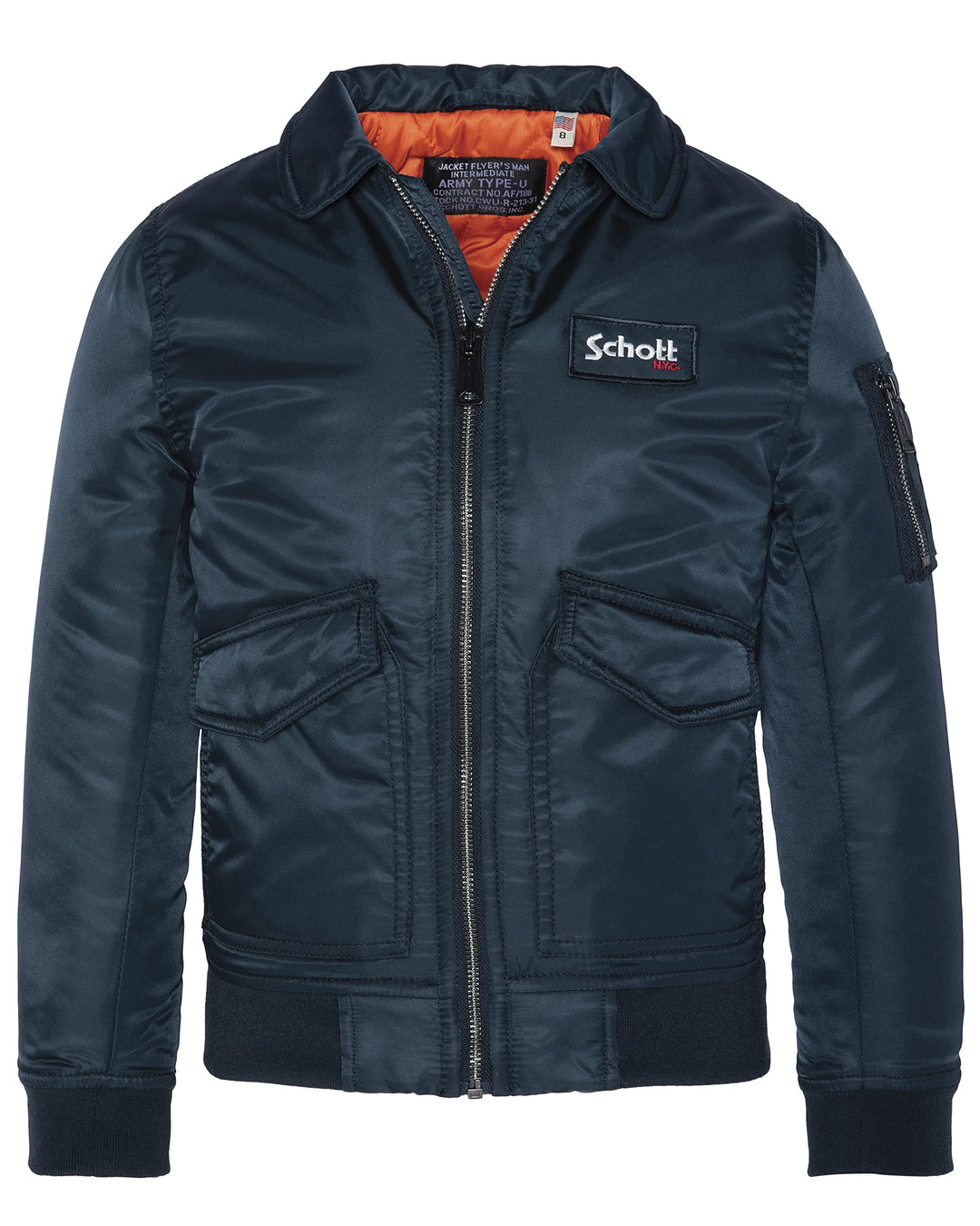 Schott NYC Jungen Jacke 12 Jahre Navy, 12 Jahre Navy